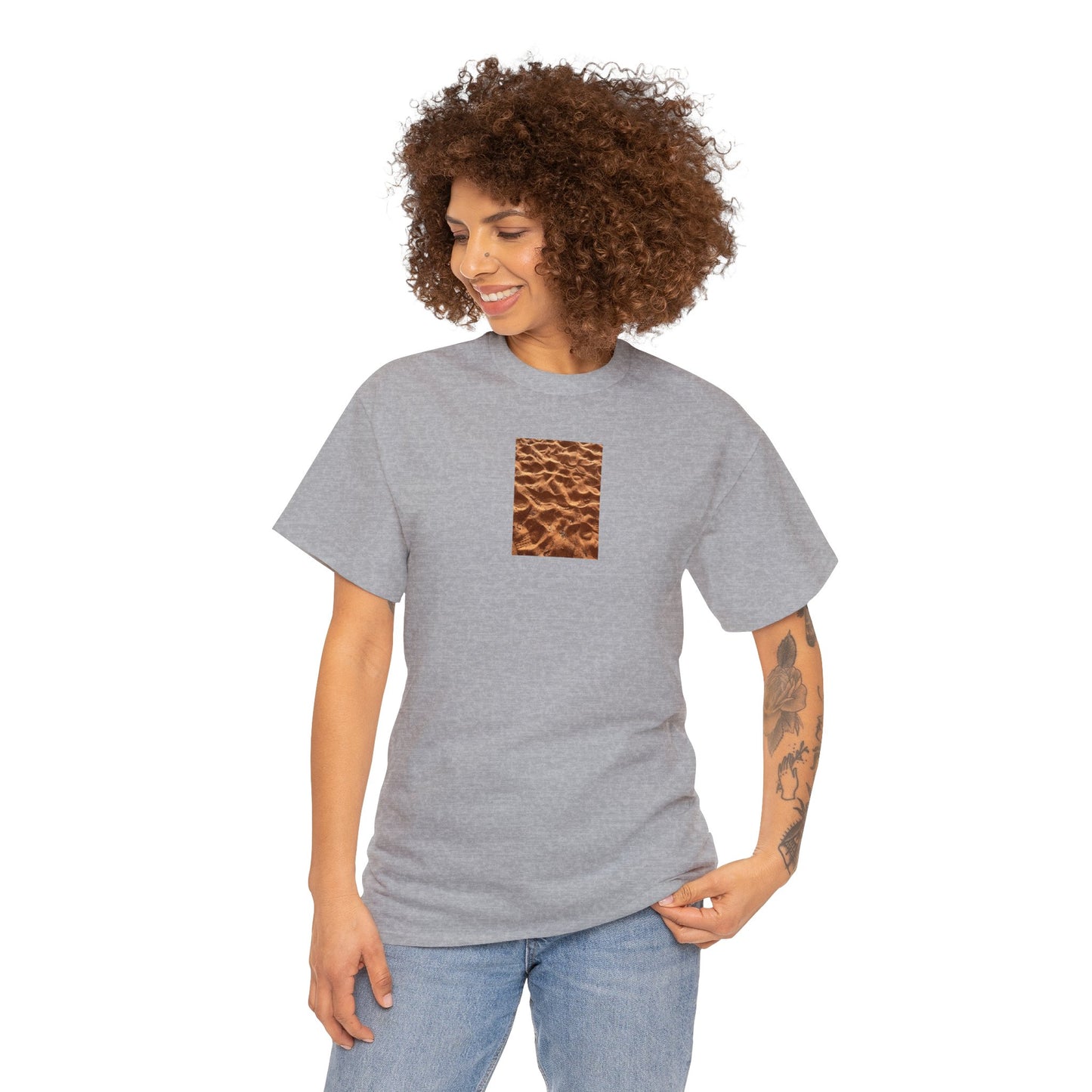 Sand Unisex Heavy Cotton Tee