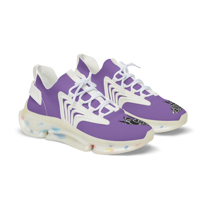 Men's Light Purple Mesh Sneakers