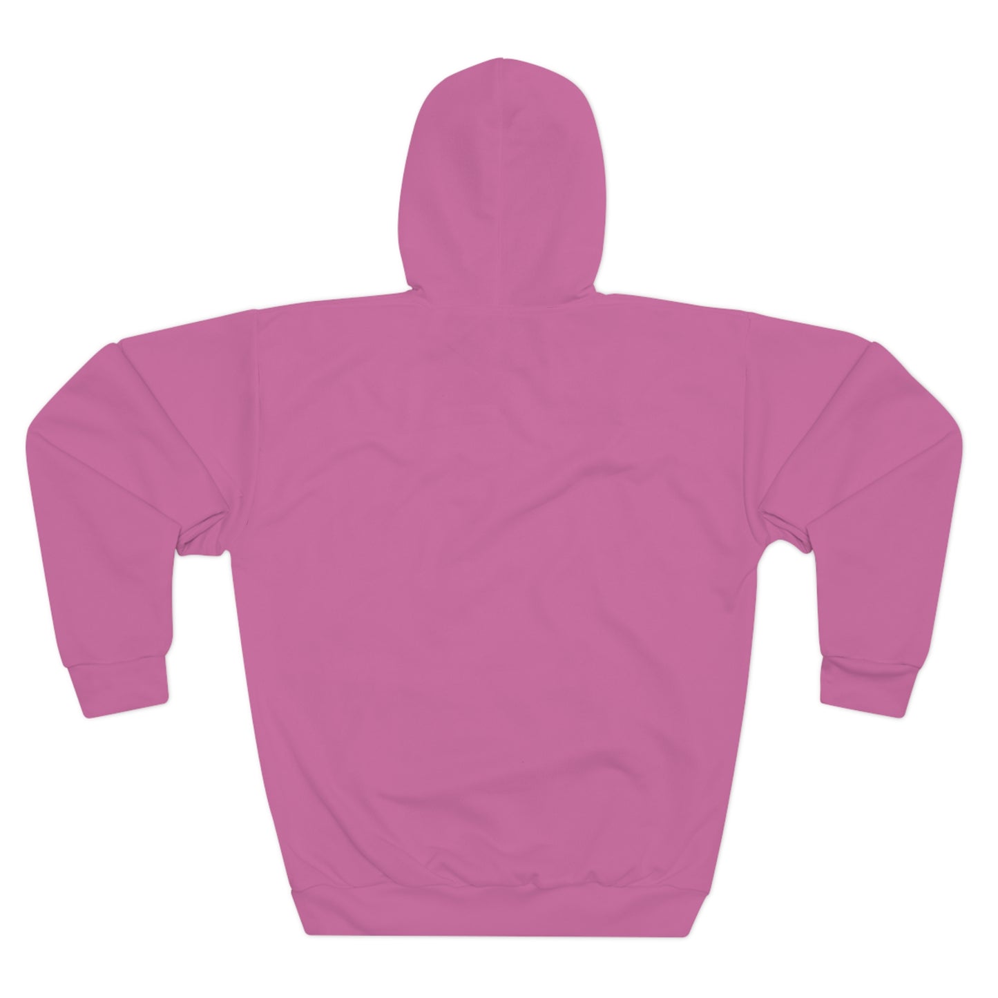 Pink Unisex Pullover Hoodie (AOP)