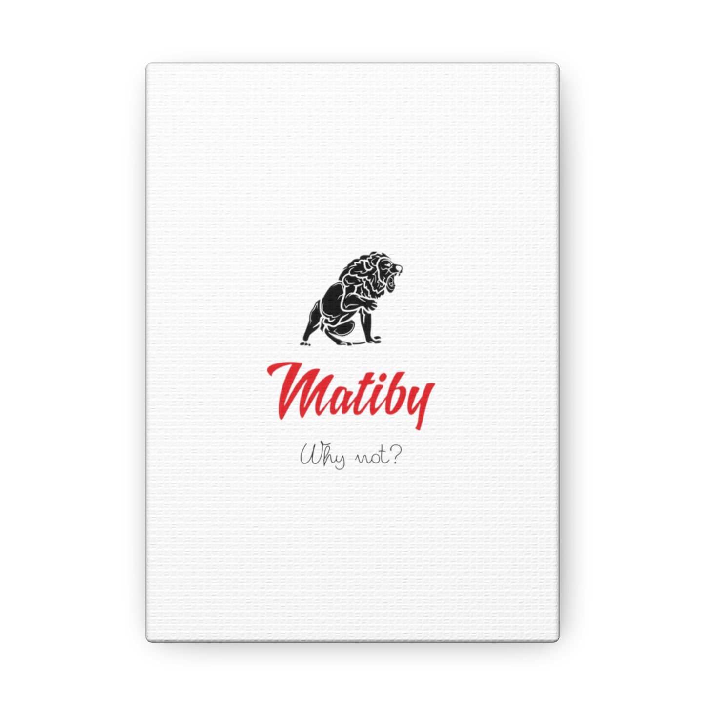 Matiby White Canvas Gallery Wraps