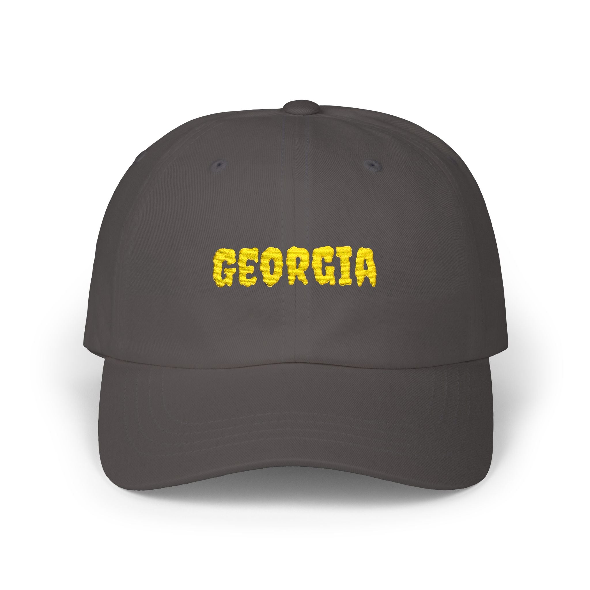 Georgia United States of America Gold Embroidered Classic Dad Cap | GA 4th USA Baseball Hat