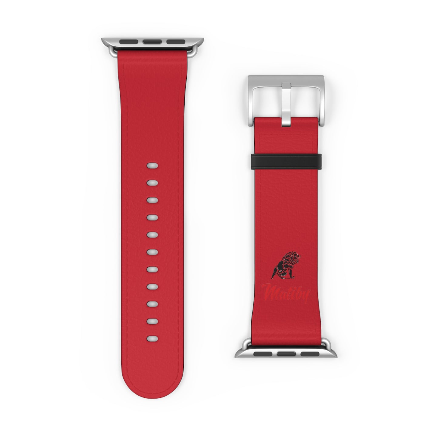 Matiby Dark Red Watch Band