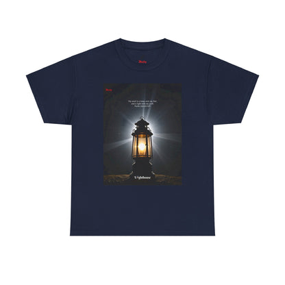 Lighthouse Psalm 119 Unisex Heavy Cotton Tee