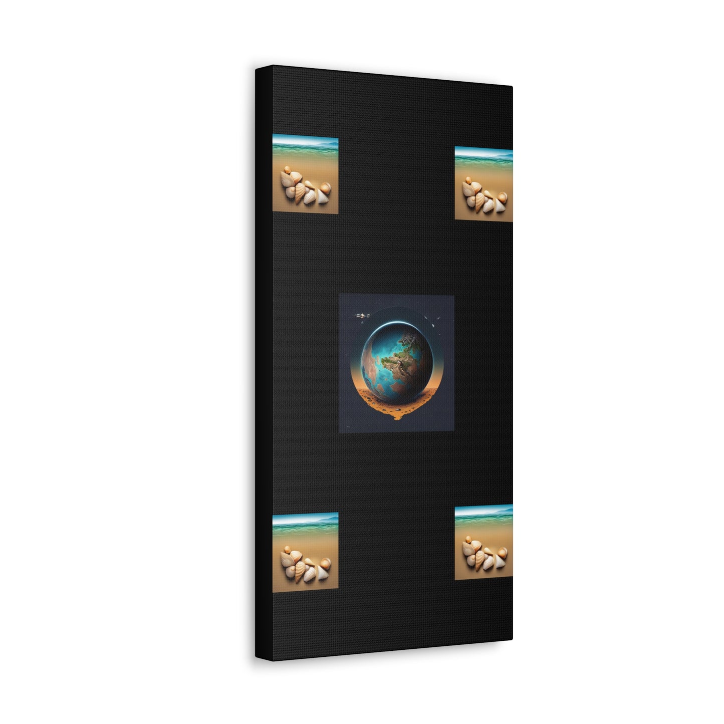 Matiby Worlds Black Canvas Gallery Wraps