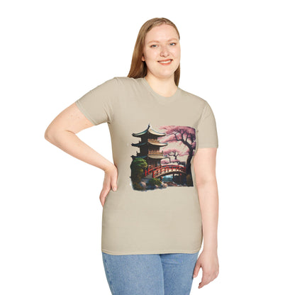 Japanese Landscape Unisex Softstyle T-Shirt