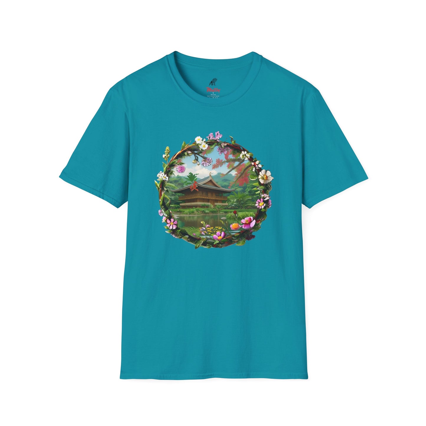 Floral Landscape Unisex Softstyle T-Shirt