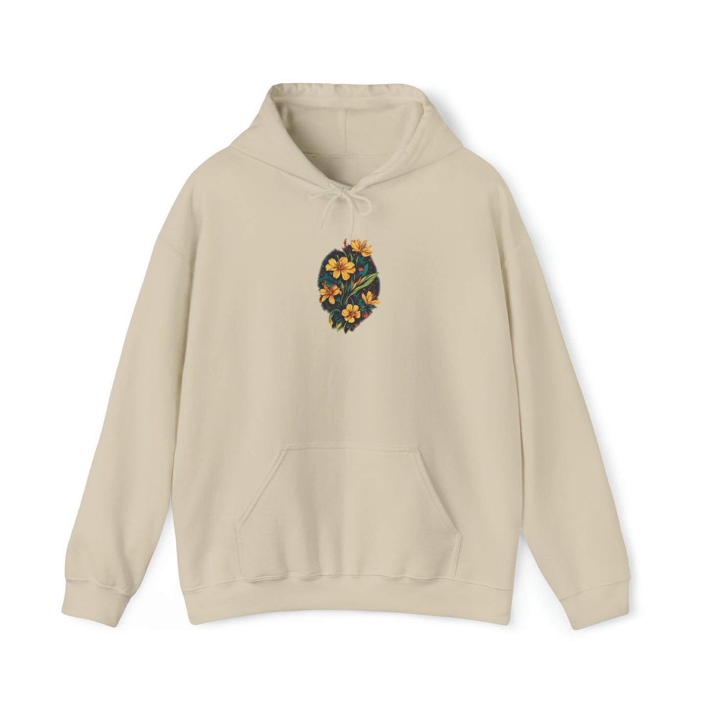 Floral Unisex Heavy Blend™ Hooded Sweatshirt