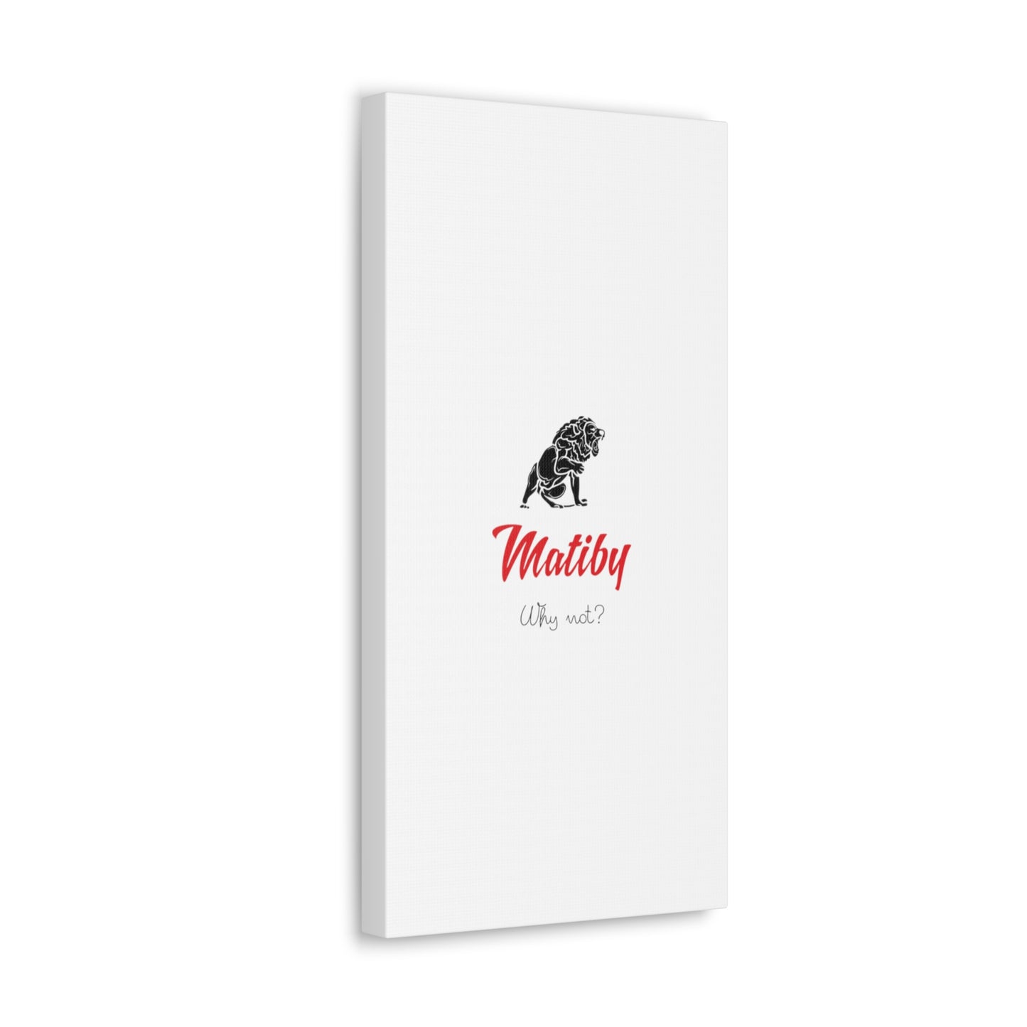 Matiby White Canvas Gallery Wraps