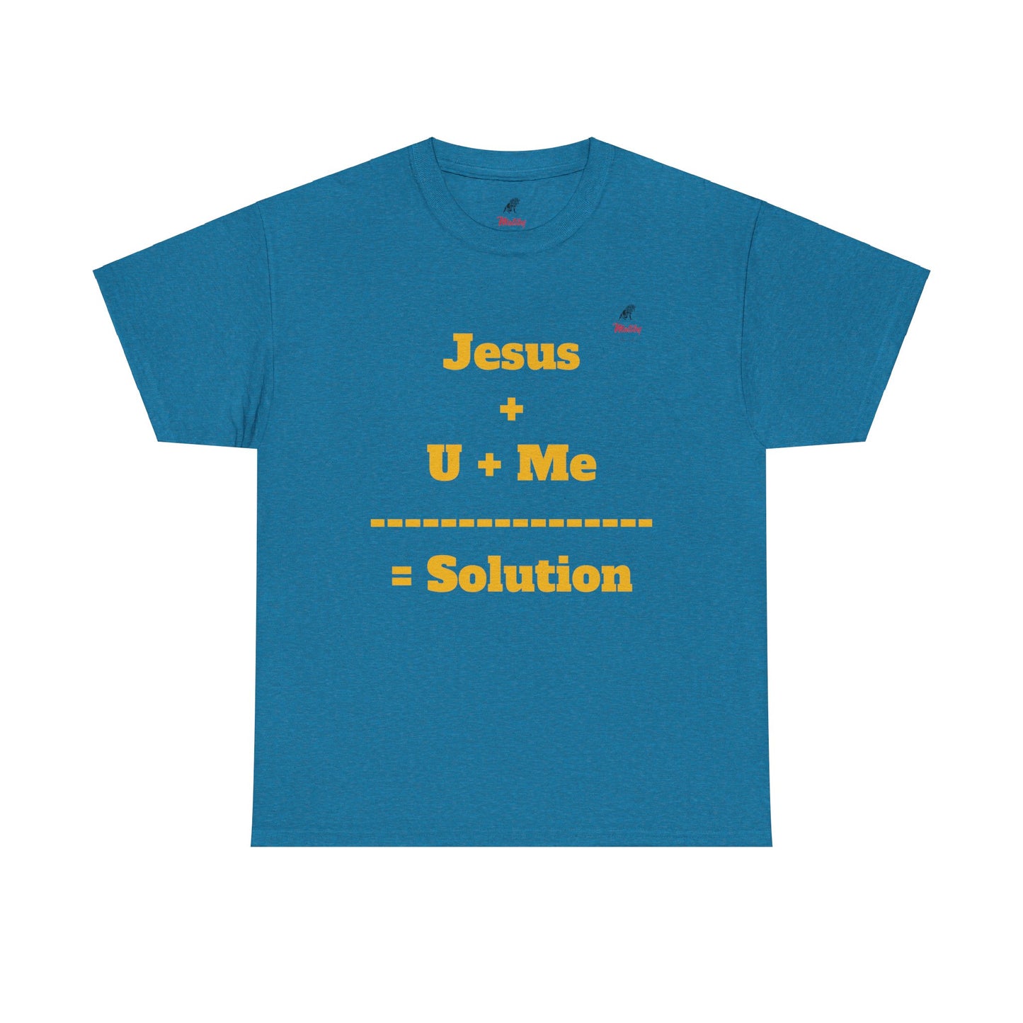 Jesus+U+Me Unisex Heavy Cotton Tee