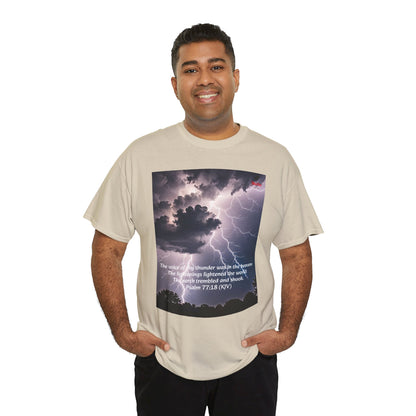 Lightning Style Thunder Unisex Heavy Cotton Tee