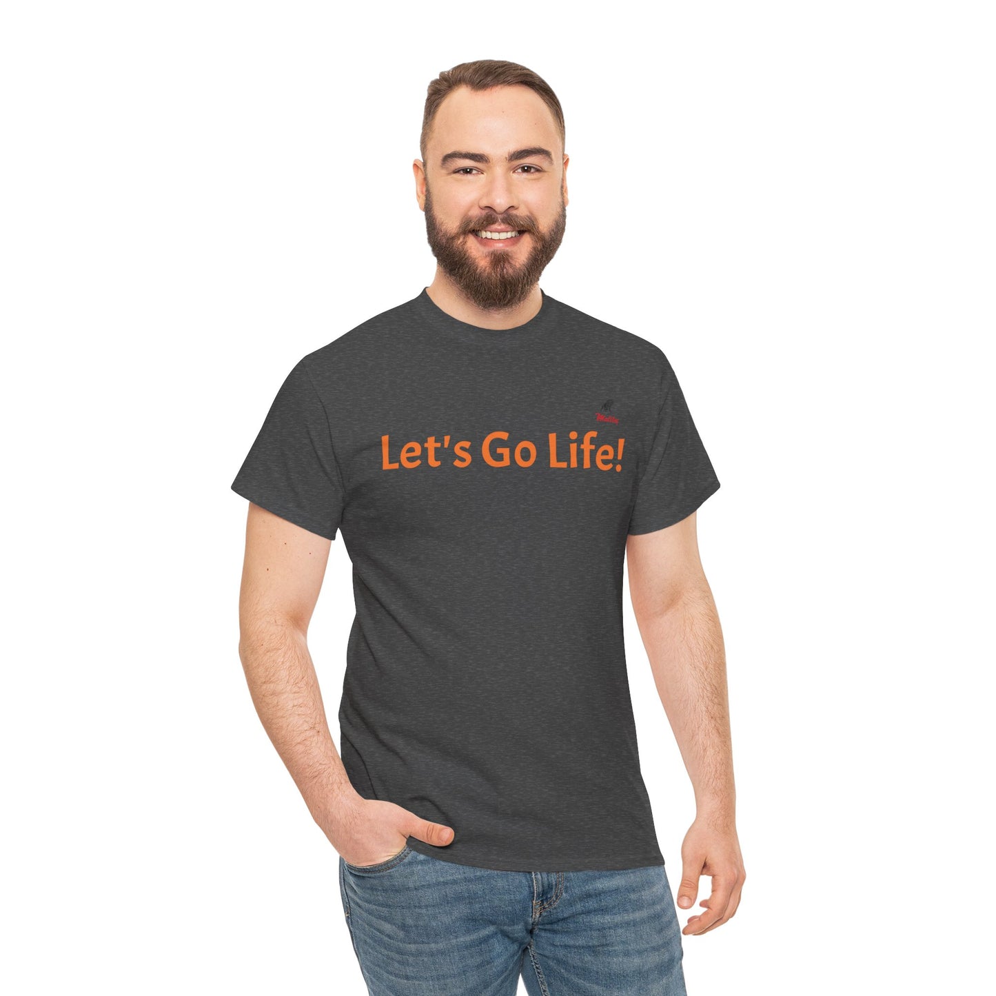 Let's Go Life! Unisex Heavy Cotton Tee