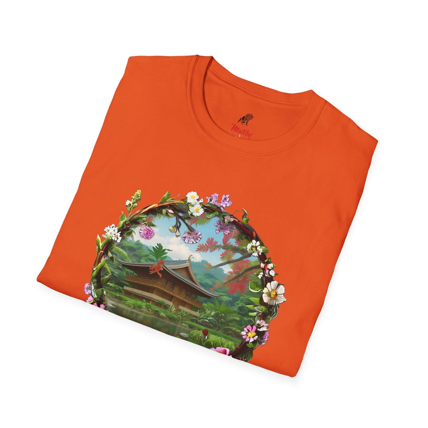 Floral Landscape Unisex Softstyle T-Shirt