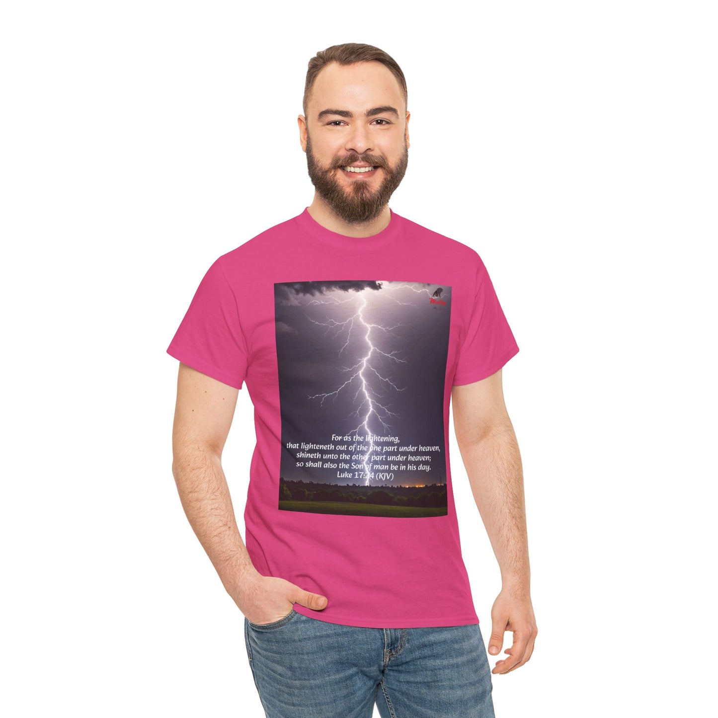 Lightning Style Son of man Unisex Heavy Cotton Tee