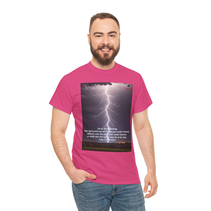 Lightning Style Son of man Unisex Heavy Cotton Tee