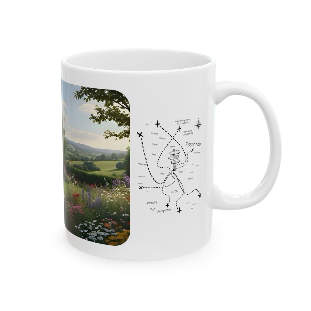 Cozy Architecture & Dreamy Landscapes #15 White Ceramic Mug – Homes Home Sweet Home Cup (11oz/15oz)