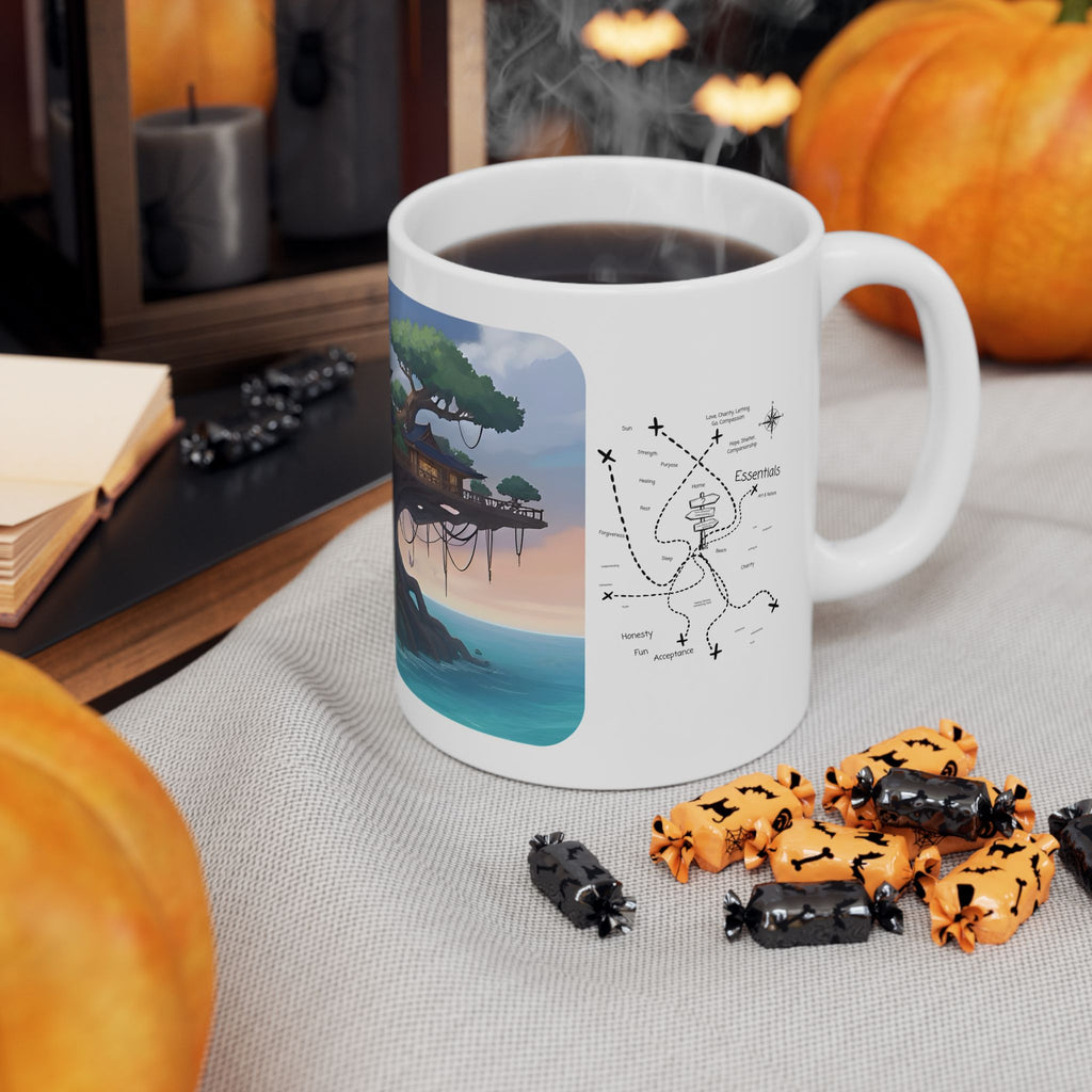 Cozy Architecture & Dreamy Landscapes #6 White Ceramic Mug – Homes Home Sweet Home Cup (11oz/15oz)