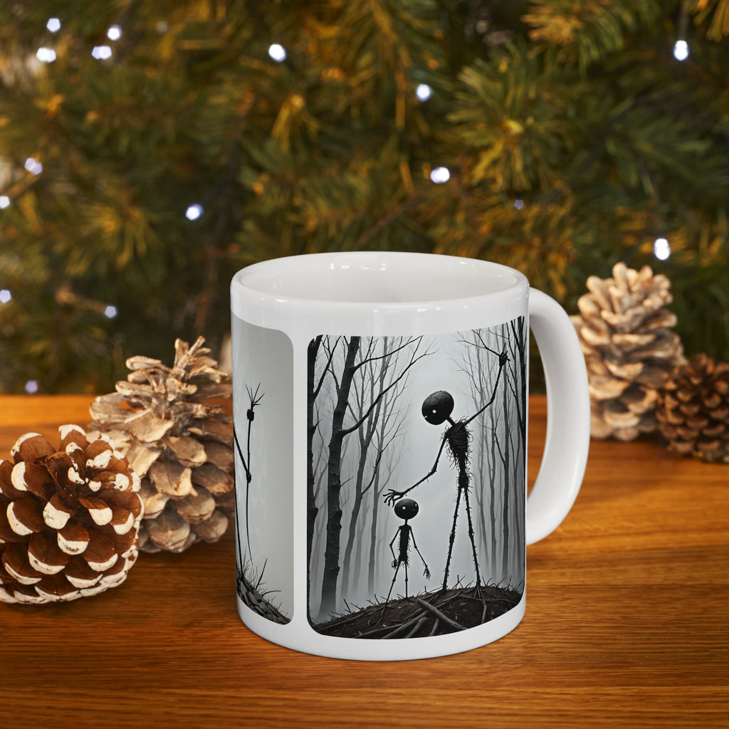 The Stick-To-It Species #6 White Ceramic Mug – Anatomy of Optimism Cup 11oz/15oz