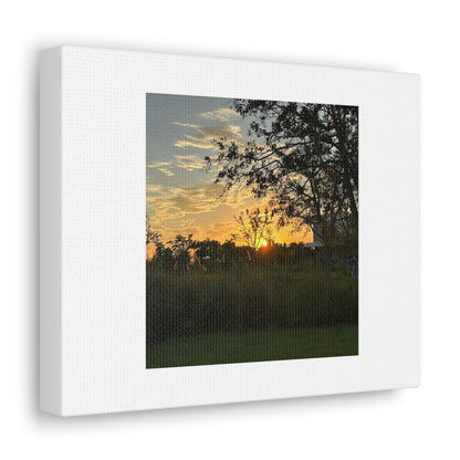 Sunset White Canvas Gallery Wraps