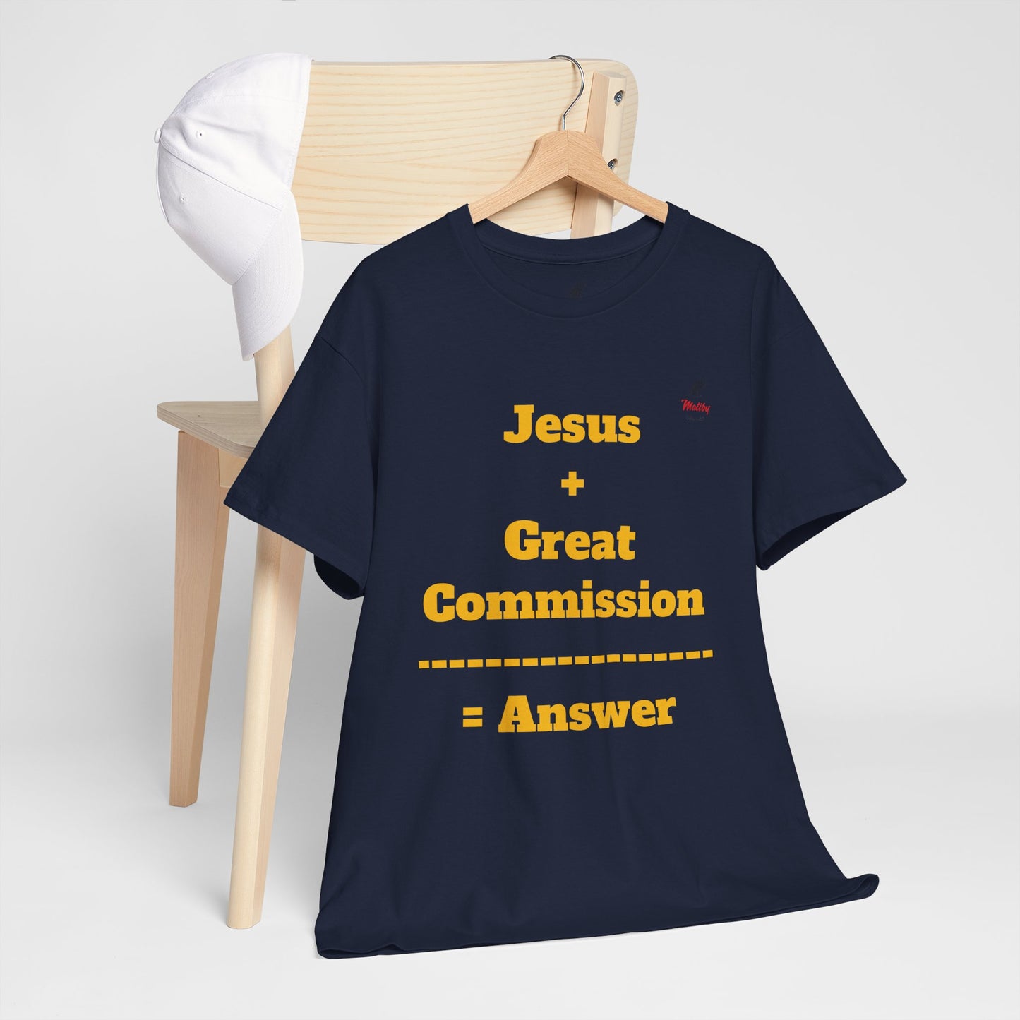 Jesus+Great Commission Unisex Heavy Cotton Tee