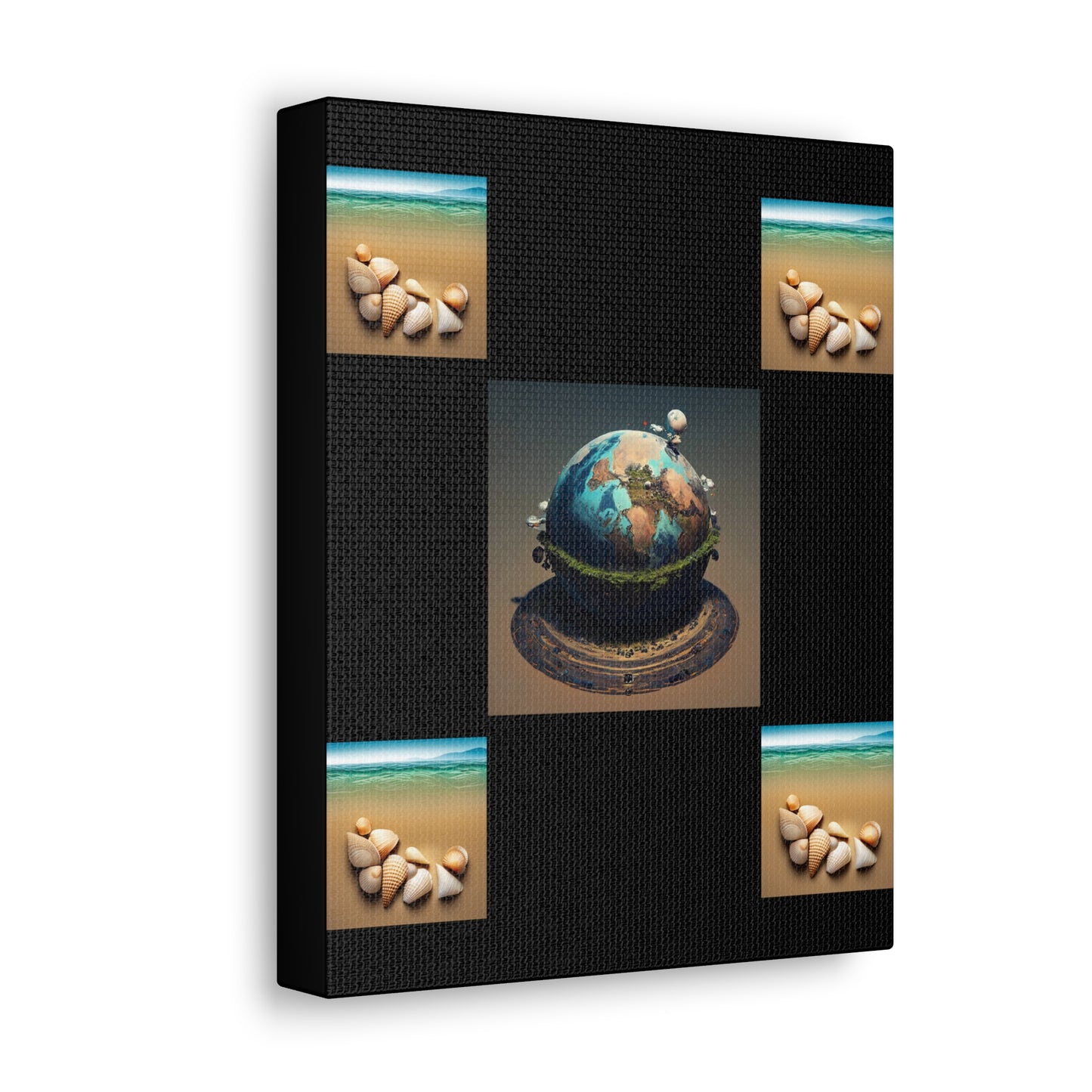 Matiby Worlds Black Canvas Gallery Wraps