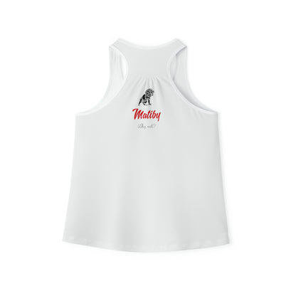 Women's White Tank Top (AOP)