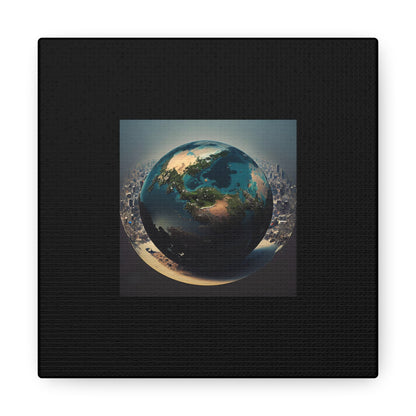 Matiby Worlds Black Canvas Gallery Wraps