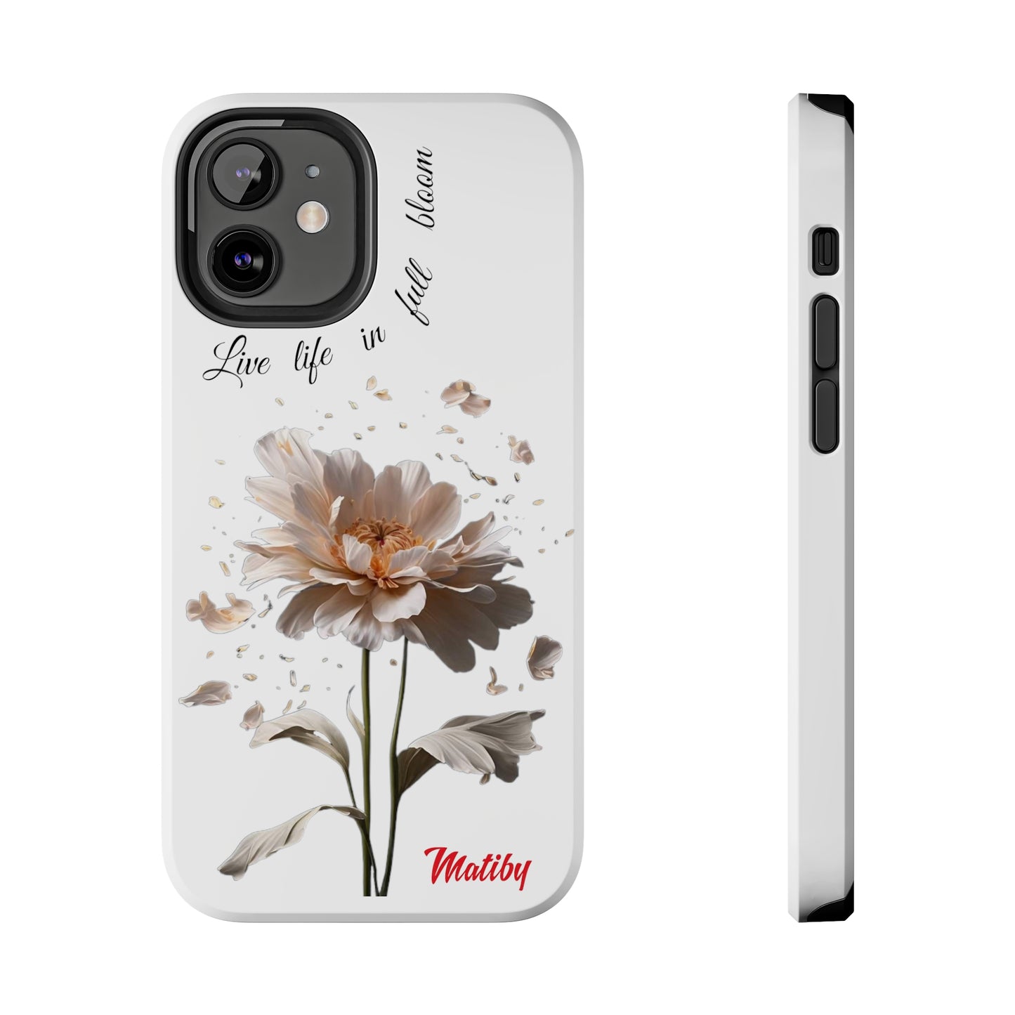 Matiby Amy's Special Flower Bloom White Tough Phone Cases