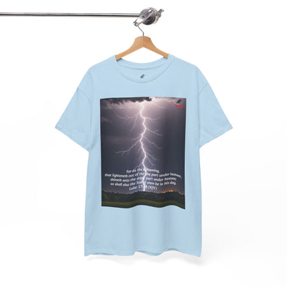 Lightning Style Son of man Unisex Heavy Cotton Tee