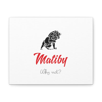 Matiby White Canvas Gallery Wraps