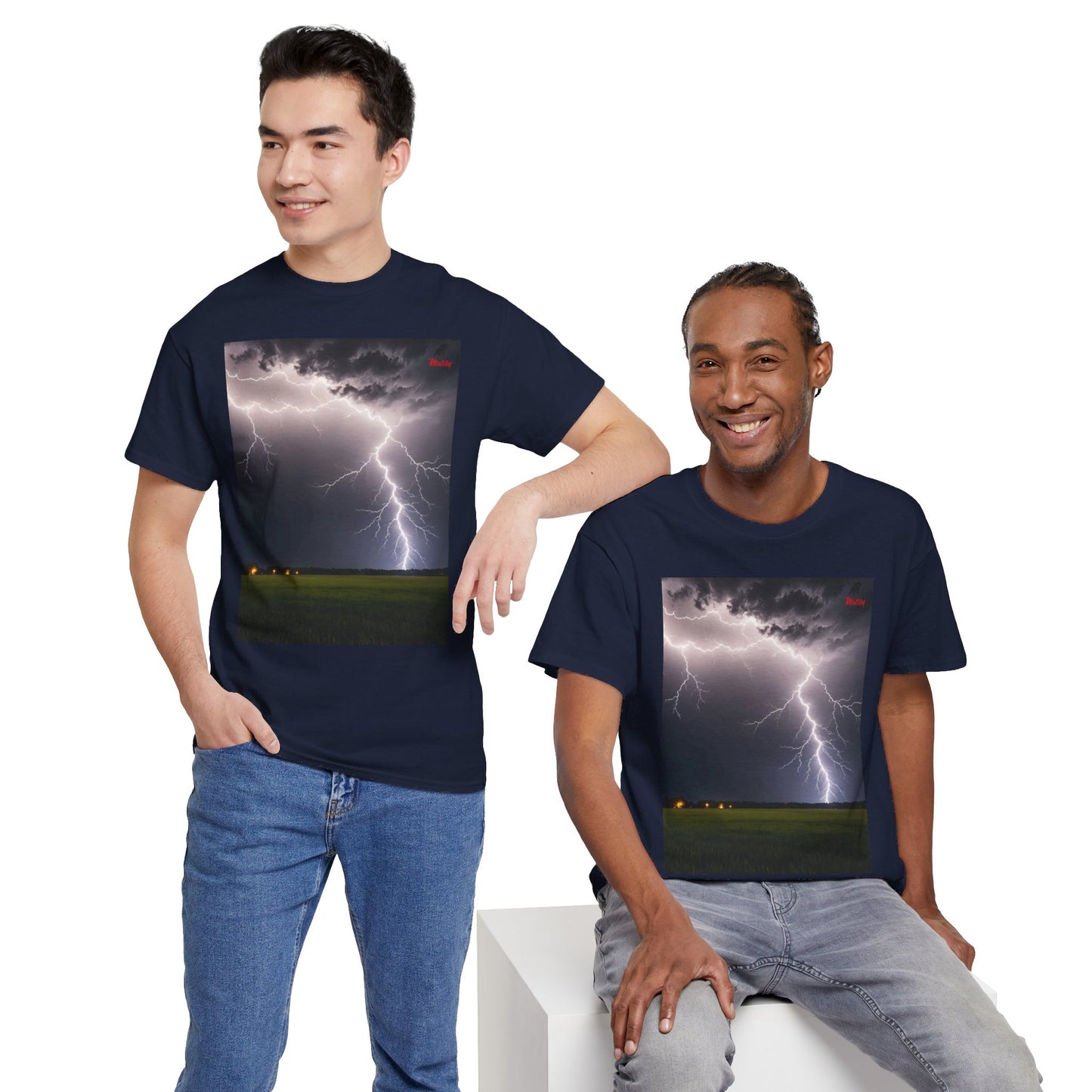 Lightning Style Unisex Heavy Cotton Tee