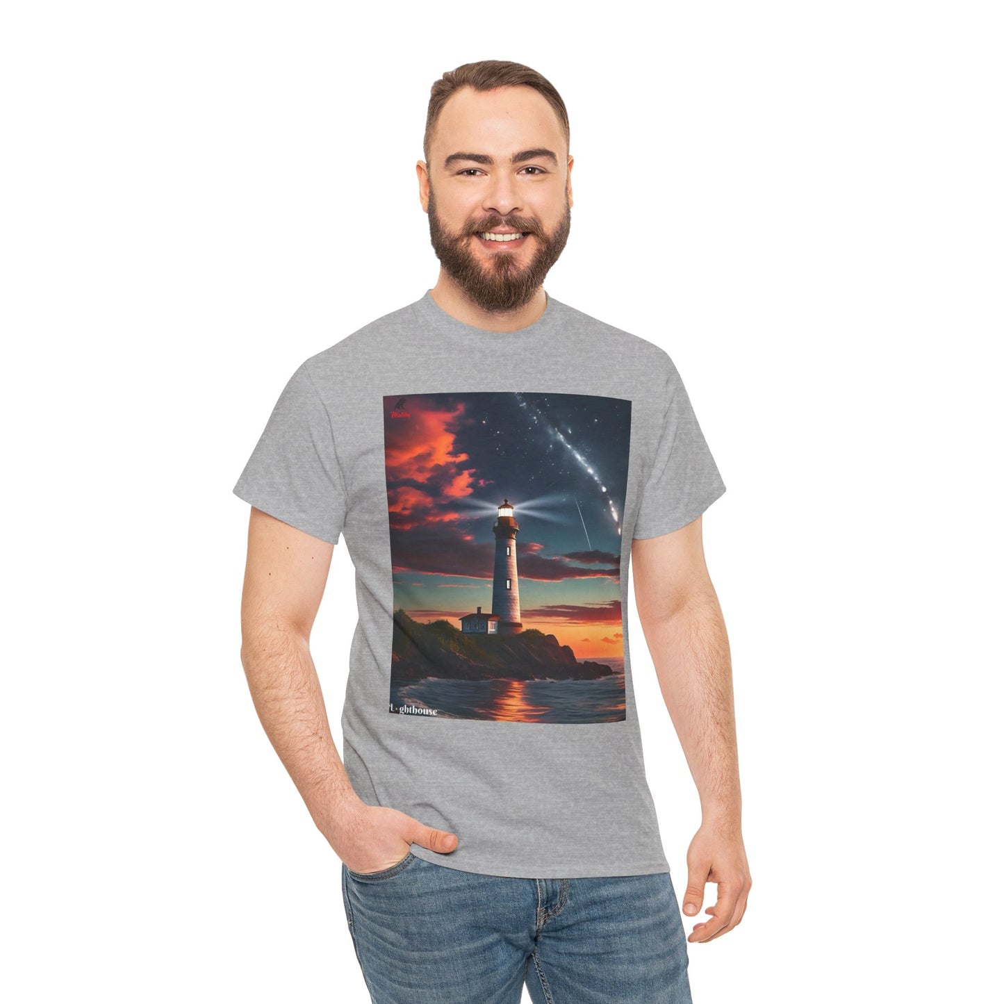 Lighthouse Unisex Heavy Cotton Tee