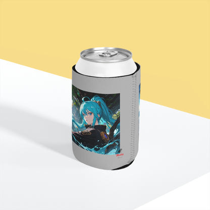 The Rising Can Cooler Sleeve, Light Grey