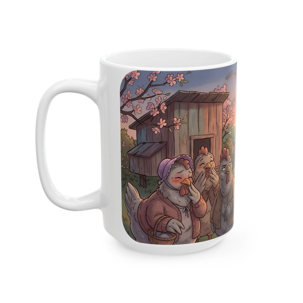 Spring Rooster White Ceramic Mug – "I Still Got It" Farmhouse Chicken Art (11oz/15oz)