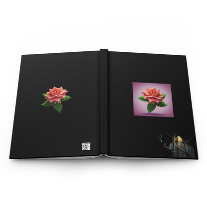 Thorn Rose Hardcover Journal Matte Black