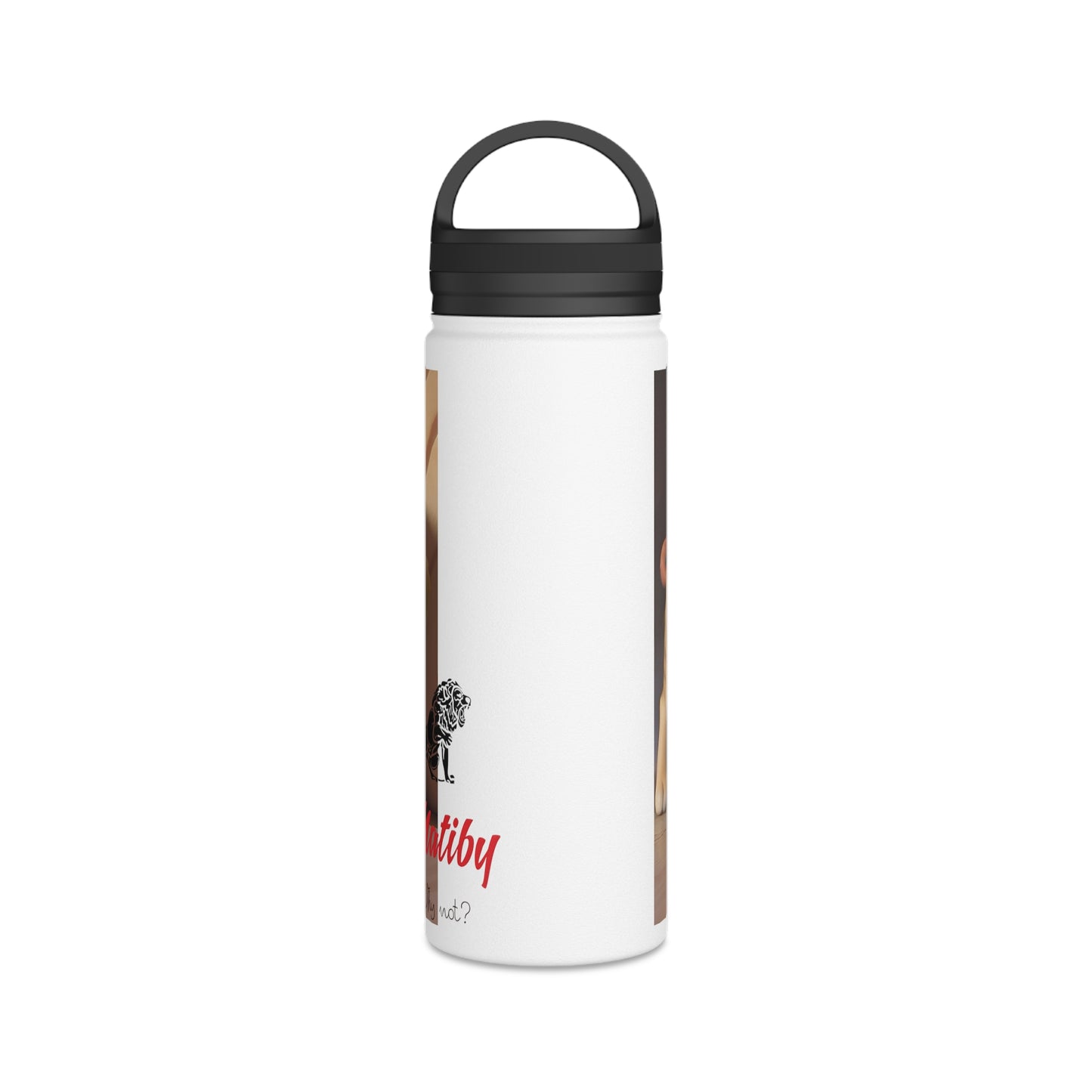 Artzy Stainless Steel Water Bottle, Handle Lid