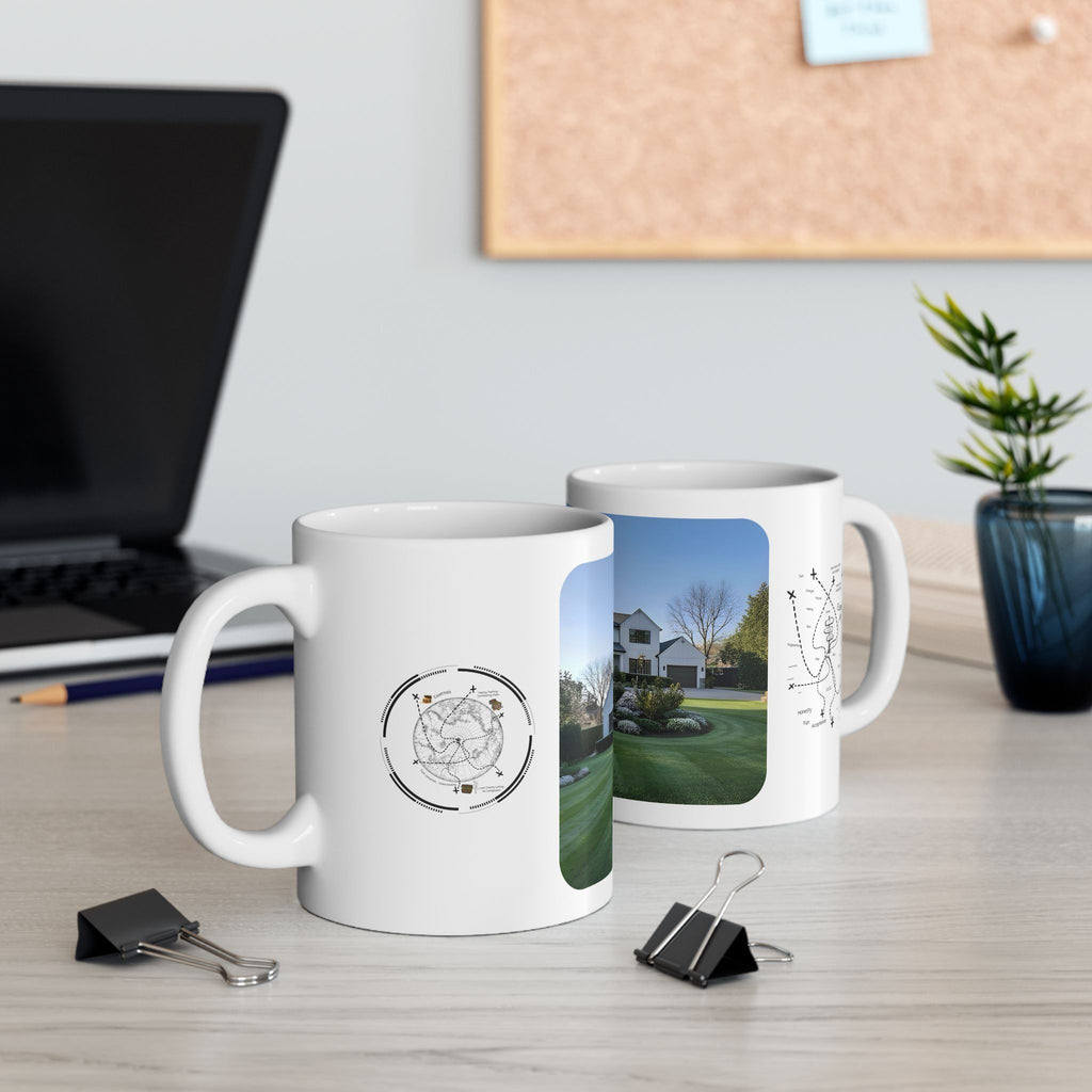 Cozy Architecture & Dreamy Landscapes #4 White Ceramic Mug – Homes Home Sweet Home Cup (11oz/15oz)