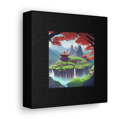 Gardens Black Canvas Gallery Wraps