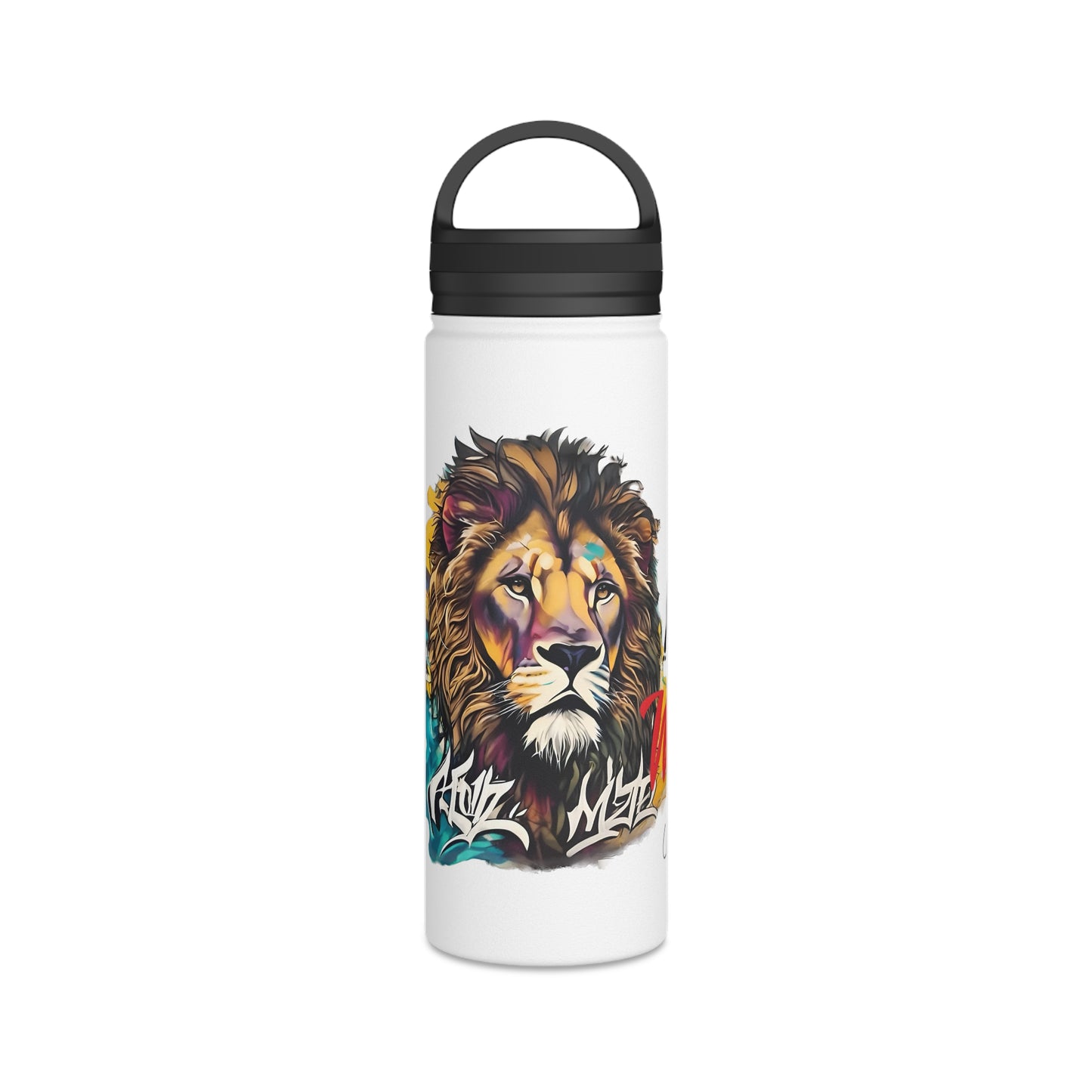 Matiby Matiffi Stainless Steel Water Bottle, Handle Lid