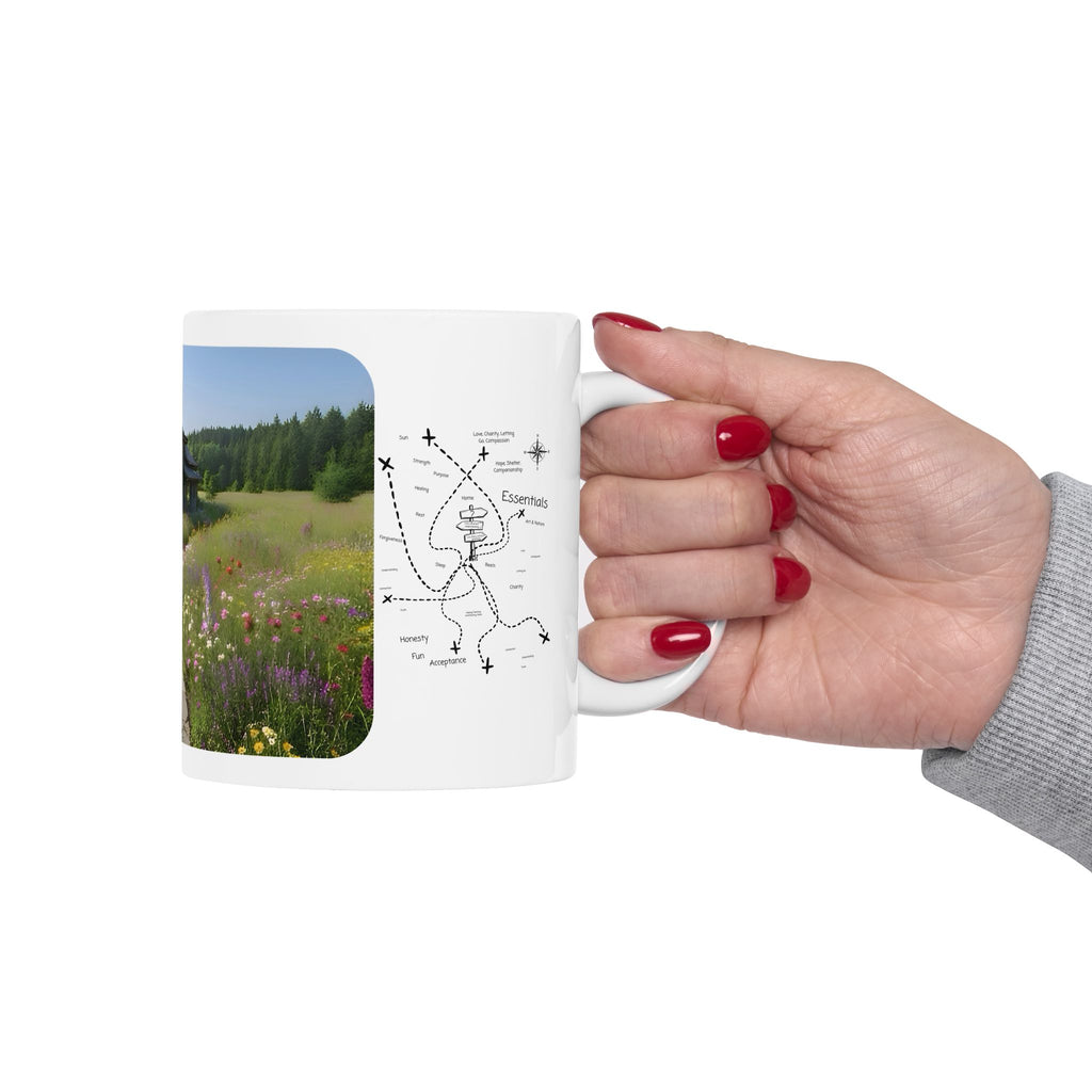 Cozy Architecture & Dreamy Landscapes #7 White Ceramic Mug – Homes Home Sweet Home Cup (11oz/15oz)