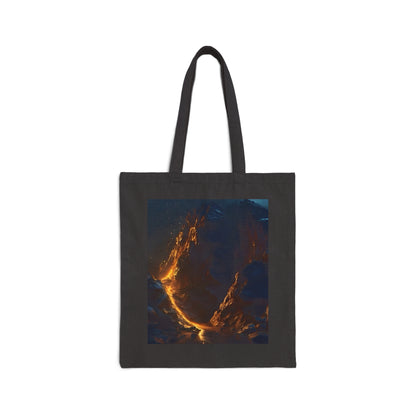 Volcano Cotton Canvas Tote Bag