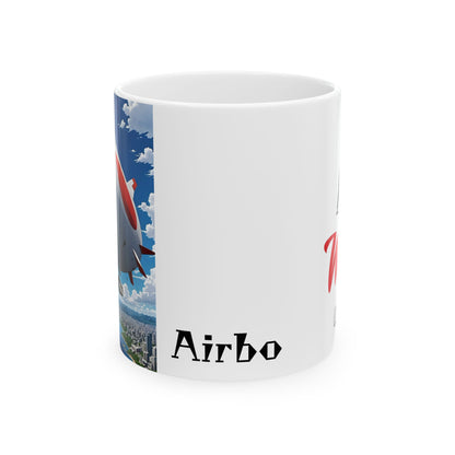 Matiby Airbo Ceramic Mug, (11oz, 15oz)