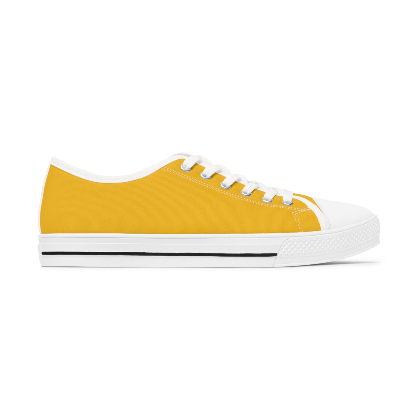 Women's Yellow Low Top Sneakers