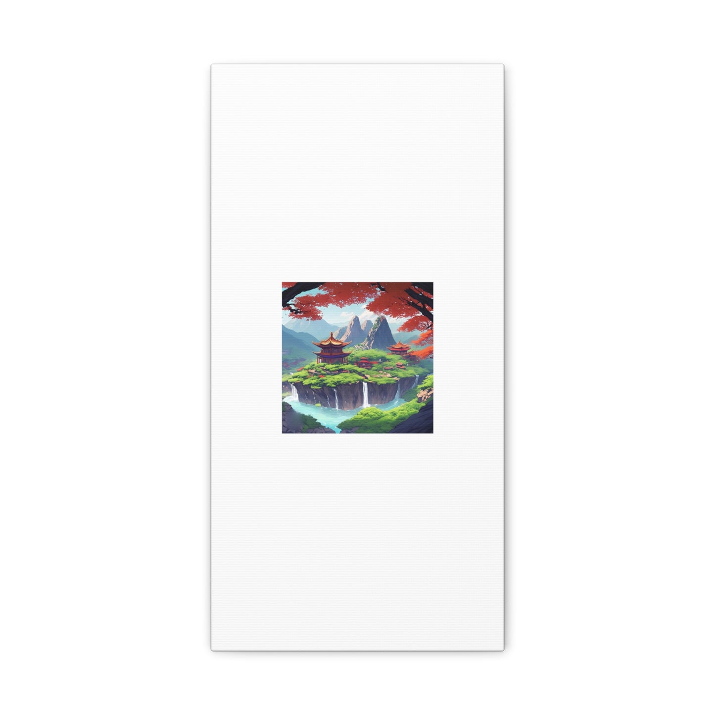 Artzy Gardens White Canvas Gallery Wraps