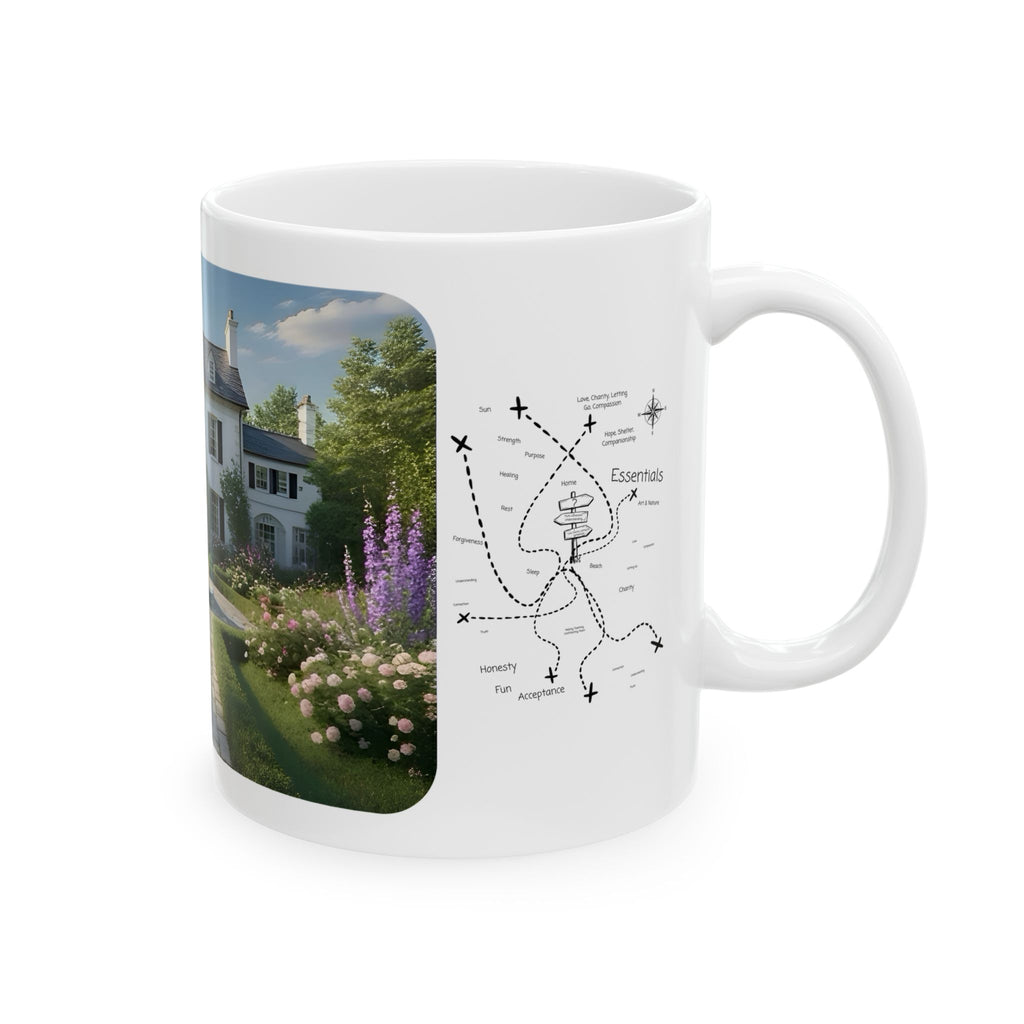 Cozy Architecture & Dreamy Landscapes #16 White Ceramic Mug – Homes Home Sweet Home Cup (11oz/15oz)