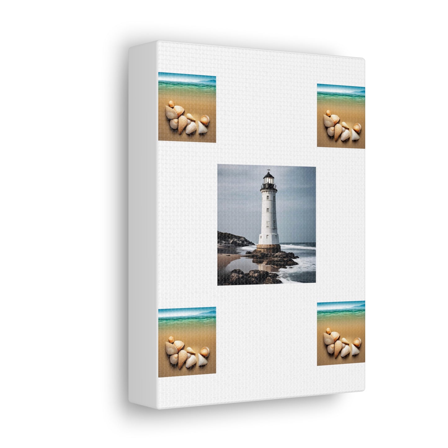 Lighthouse White Canvas Gallery Wraps