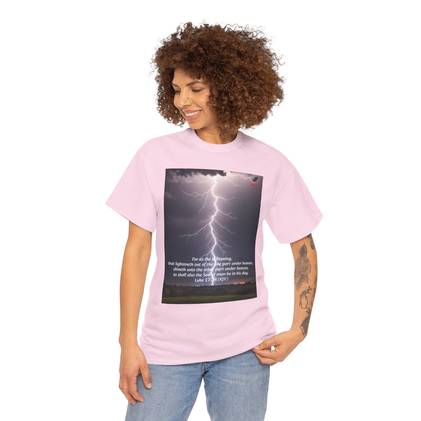 Lightning Style Son of man Unisex Heavy Cotton Tee