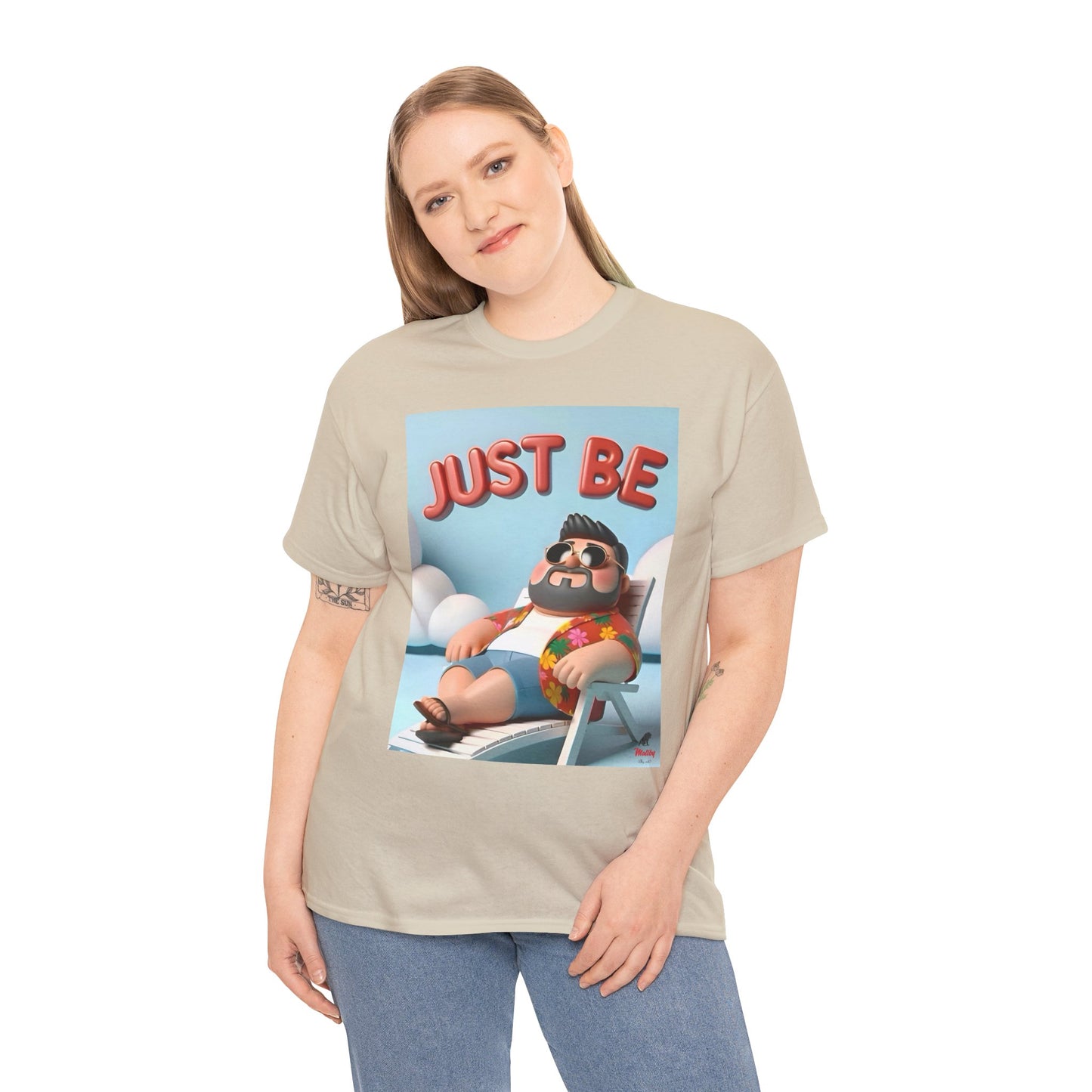 Just Be Unisex Heavy Cotton Tee