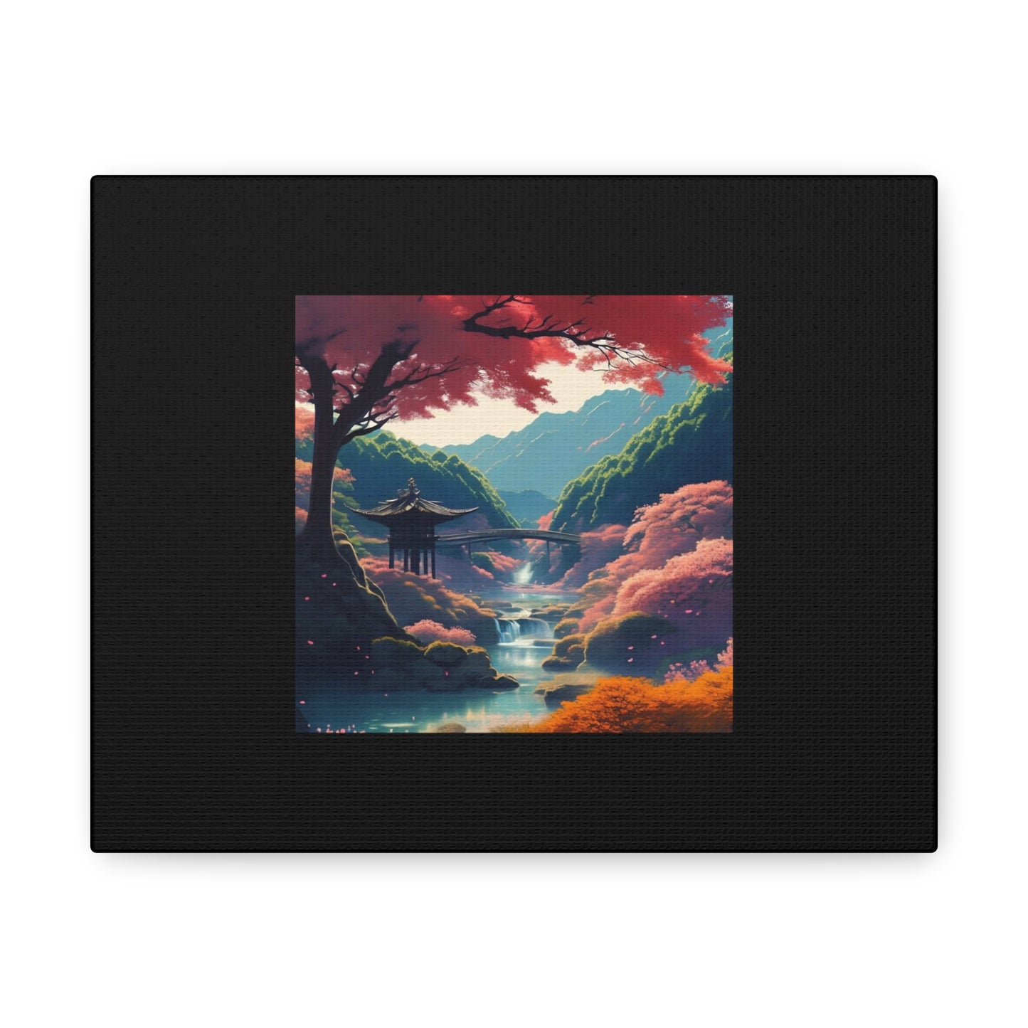 Artzy Scenic Black Canvas Gallery Wraps