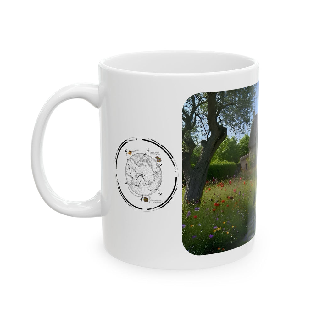 Cozy Architecture & Dreamy Landscapes #19 White Ceramic Mug – Homes Home Sweet Home Cup (11oz/15oz)