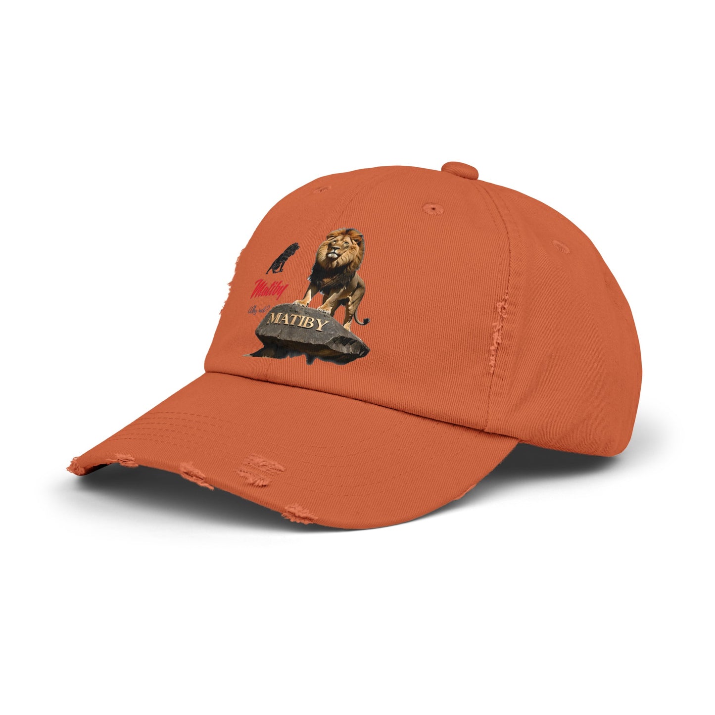 Matiby Lion Unisex Distressed Cap